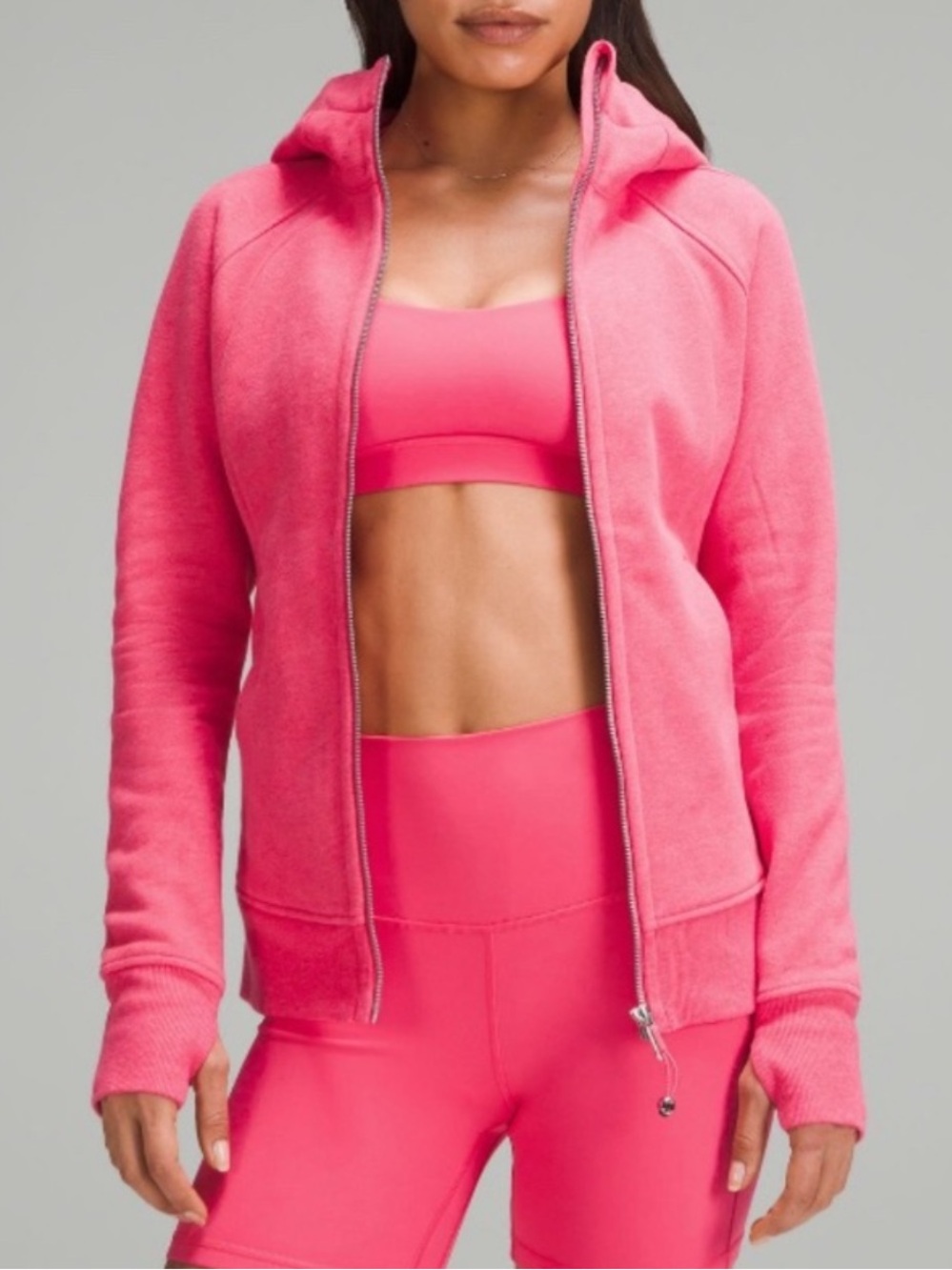 lululemon Full Zip Scuba Hoodie Lite Cotton Fleece